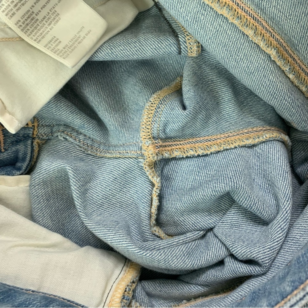 Lagence Womens bell high rise flare jeans in blue cloud 26 - Picture 8 of 9